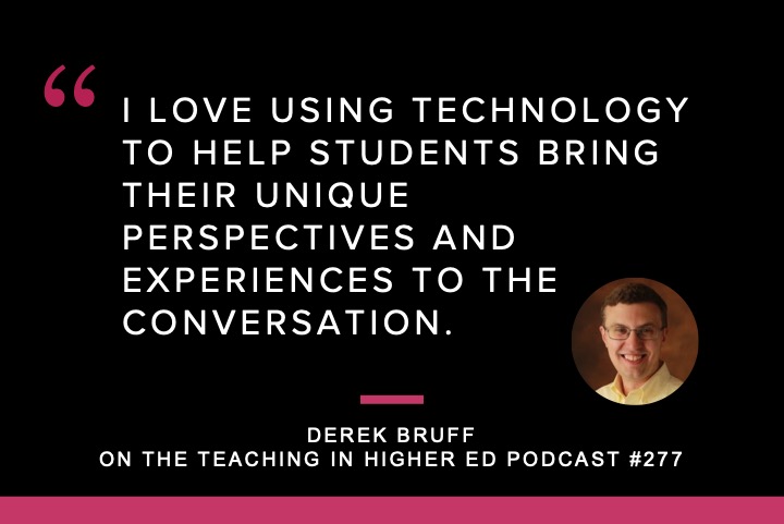 Derek Bruff discusses his book, Intentional Tech: Principles to Guide the Use of Educational Technology in College Teaching