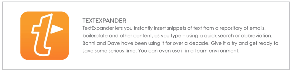 TextExpander logo and link to site