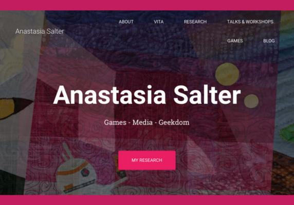 Anastasia Salter’s Website