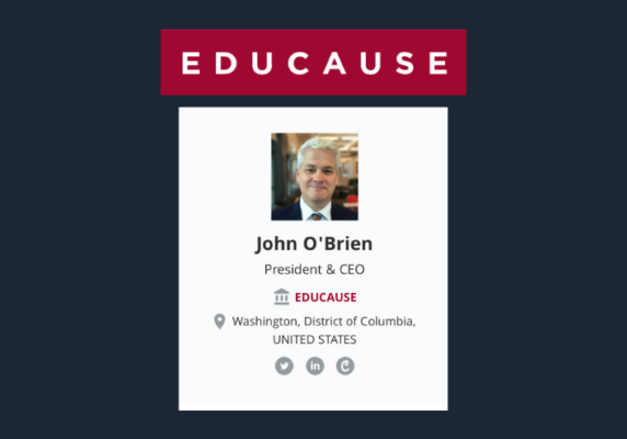 John O’Brian, CEO, EDUCAUSE
